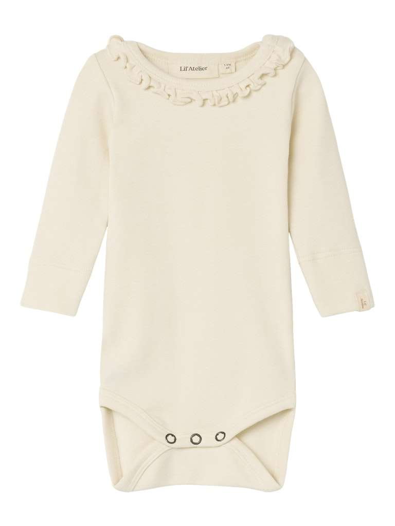 LIL' ATELIER GAYO LS SLIM BODY LIL NOOS, Basic body,Turtledove - FiaNoa