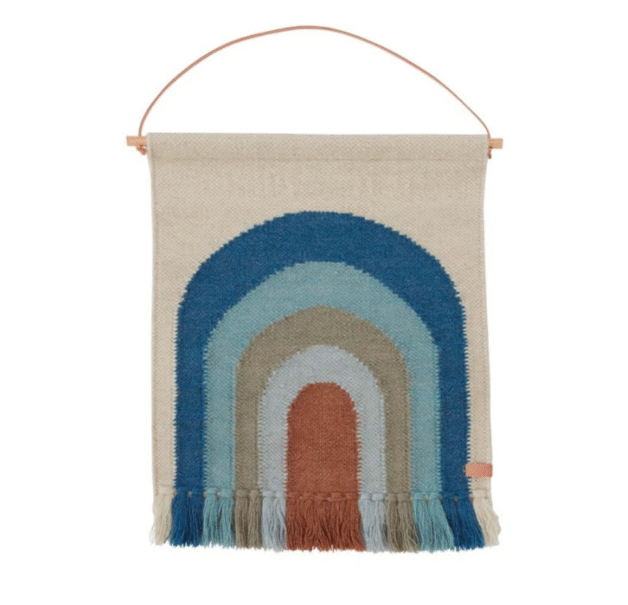 OYOY Follow The Rainbow- Veggteppe,  Pale Blue - Bilde 2
