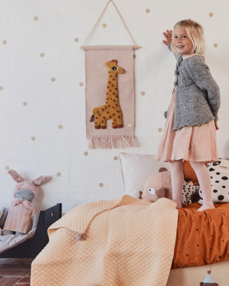 OYOY Giraffe Veggteppe