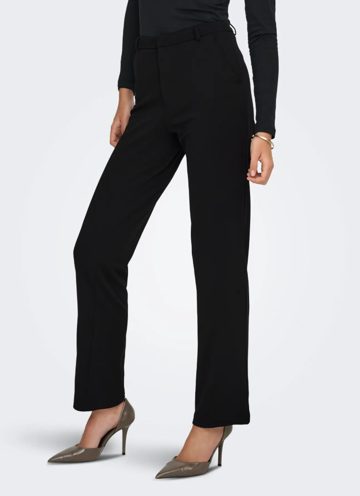 JDY GEGGO STRAIGHT PANT, Bukse, Black - Bilde 2