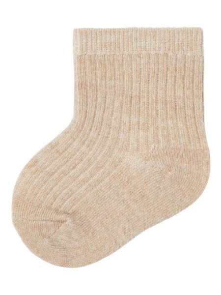 Lil' Atelier RAKEL WOOL SOCK LIL, Baby, Warm Sand