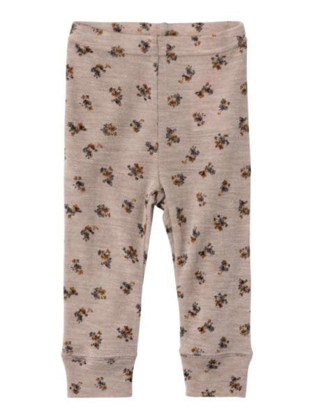 NAME IT, WANG WOOL LEGGING, Sphinx , Flower str 50-80