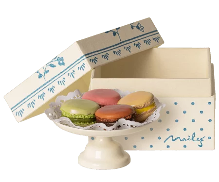 Maileg, Macarons et chocolat chaud