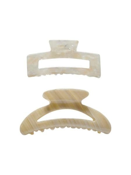 ONLY, LULLA 2-PACK HAIRCLIP, Cloud Dancer