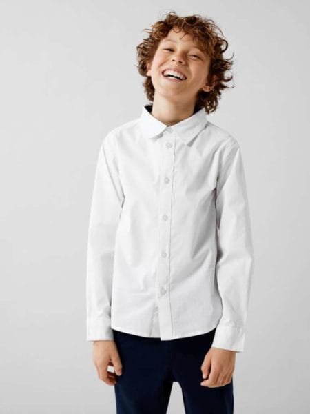 NAME IT, NEWSA LS SHIRT, Bright White
