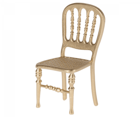 Maileg, Chair, Mouse - Gold