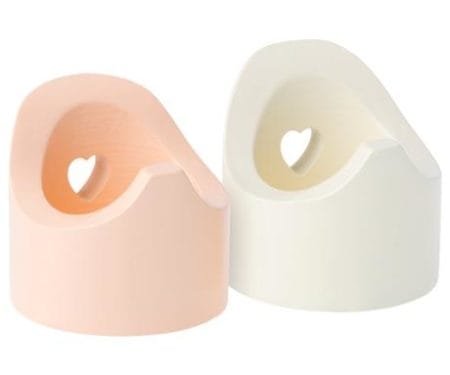 Maileg Potte, hvit/ Rosa