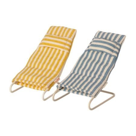 Maileg Beach Chair Set Mouse