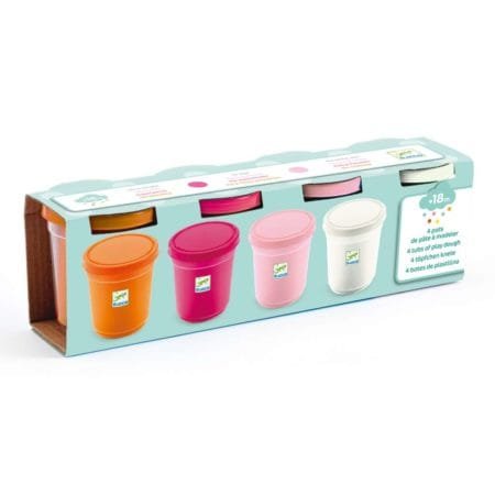 Djeco-Plastelina i fire farger, Pastell