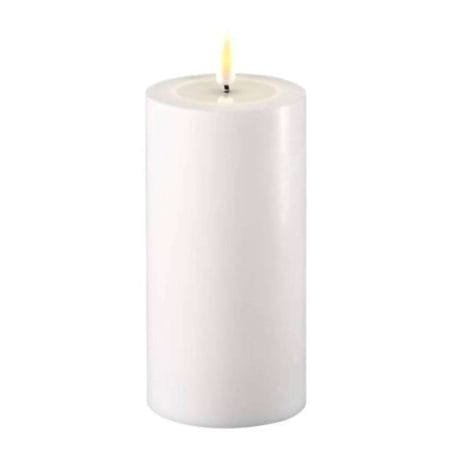 Deluxe Homeart, LED-LYS, KUBBELYS, 7,5 * 15 cm, HVIT