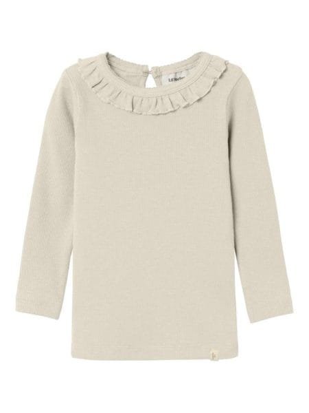 LIL’ ATELIER, GAGO DIA LS SLIM TOP, Turtledove