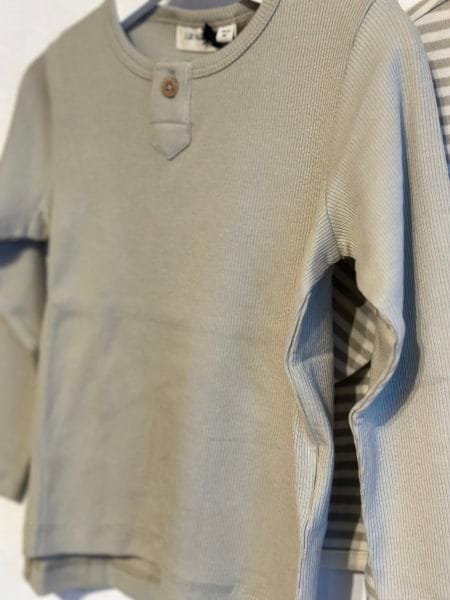 LIL' ATELIER GAGO FAN LS TOP LIL, Moss Gray