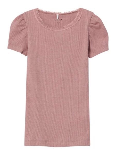 NAME IT, KAB SS TOP, T-skjorte, Deauville Mauve MELANGE