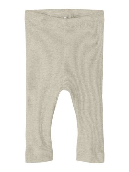 NAME IT, KAB LEGGING NOOS, Bukse, Tights, Beige/Peyote Melange