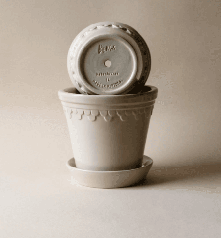 Bergs Potte, Københavner GLAZED Sandstone, Ø 14 cm, Blomsterpotte Ø 14 cm