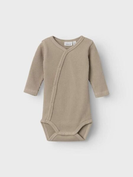 NAME IT WAFFE LS WRAP BODY NOOS, Pure Cashmere