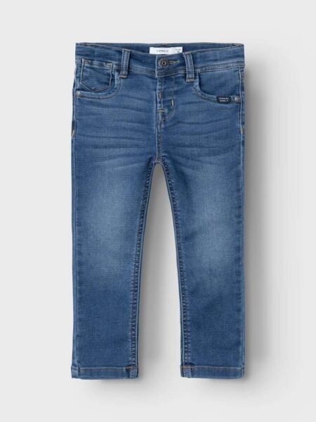 NAME IT, SILAS SLIM SWE JEANS 8001, Dark Blue Denim