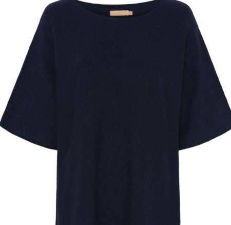 Mdc Sia Knit- Genser, Marineblå, Viskoseblanding