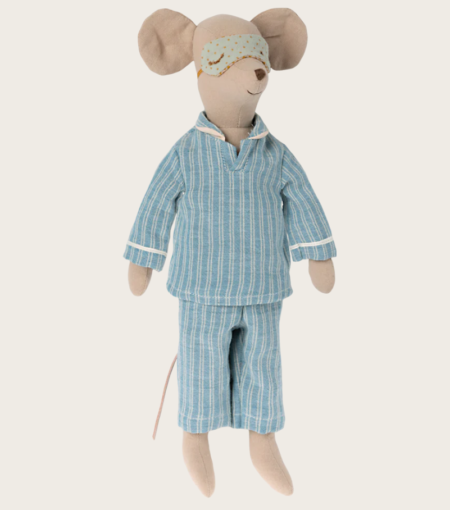 Maileg Medium mouse - Mus, Pyjamas