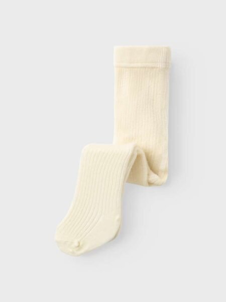 LIL ATELIER, RAKEL IBI PANTYHOSE WOOL/PO,ULL Strømpebukse, Birch