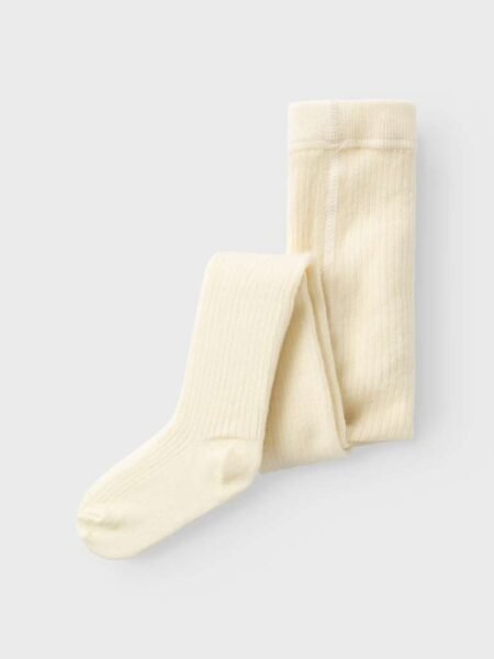 LIL ATELIER, RAKEL IBI PANTYHOSE WOOL/PO,ULL Strømpebukse, Birch