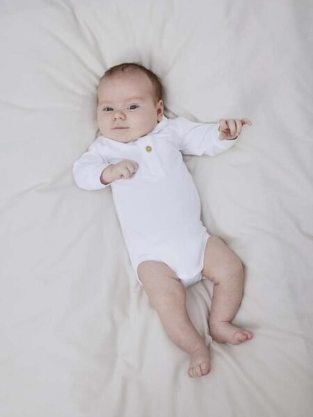 NAME IT HOLGER LS POLO BODY NOOS, Bright White/Hvit