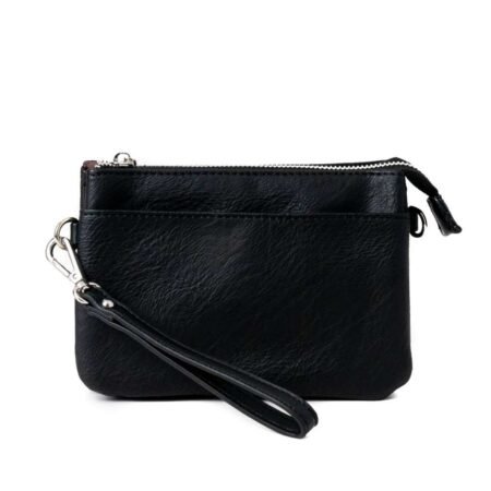 Anna Clutch/ Veske - Sort, Vegan