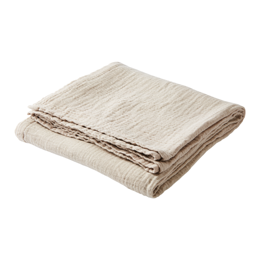 ELSA Tablecloth, Bordduk, Krinklet Bomull, Beige , L220xW140 cm - Bilde 3