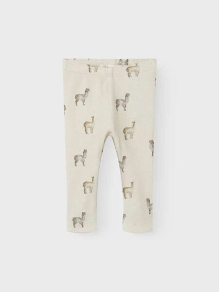 LIL’ ATELIER GAVO KYE SLIM LEGGINGS, Birch, Alpakka