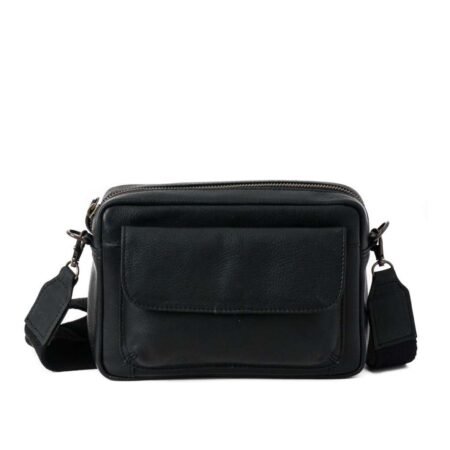 Rosenvinge Lola Skinnveske/ Clutch Med Ytterlomme OgFlipp, Sort