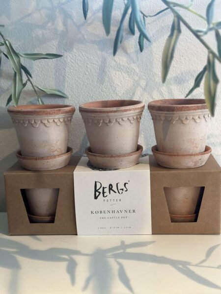 Bergs Københavner RAW Rosa, Ø 10 cm, 3-pack