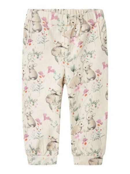 NAME IT, SADIE NREG SWEAT PANT BRU,Bukse, Kanin, Peyote Melange