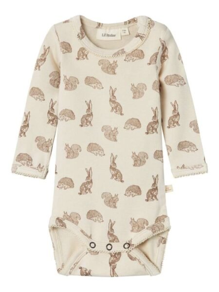 LIL ATELIER, SABA LS SLIM BODY, Skogsvenner, Turtledove