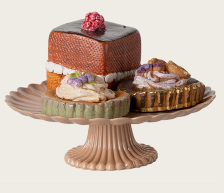 Maileg Kaker og kakestand, Mini - Cakes and cakestand, Mini