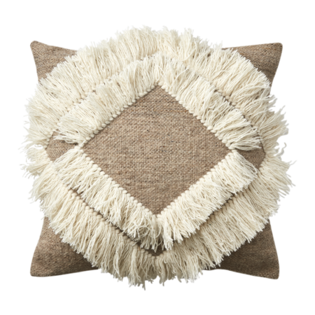 MINNA Cushion cover Beige/ivory - Putetrekk 50x50