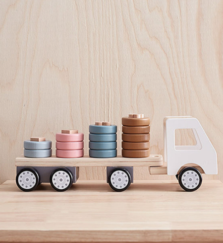 Kids Concept, Sorter ring truck AIDEN, Stablebil, Lastebil
