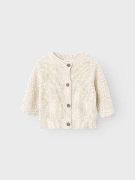 NAME IT, BUBBA LS KNIT CARD, Cardigan, jakke, Peyote Melange