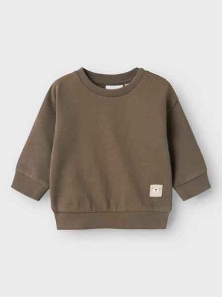 NAME IT, BAKKI LS SWEAT, Genser, Bungee Cord/Brun