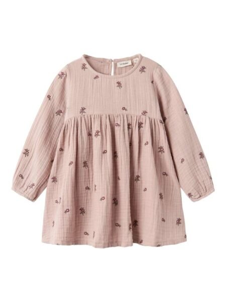 LIL ATELIER, TAMINA LS LOOSE DRESS LIL, KJOLE, Shadow Gray