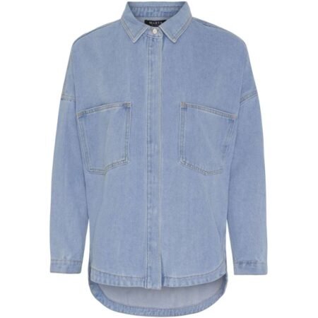 Mdc Ivana Shirt- Skjortejakke/ Shacket- Lys Blå Denim