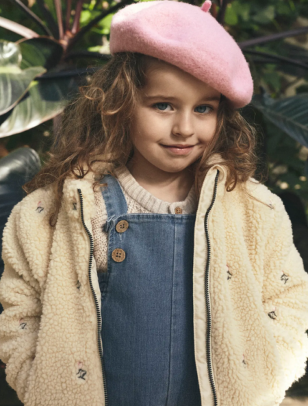 LIL ATELIER NALO LOOSE JACKET LIL, Teddyjakke , Bleached Sand