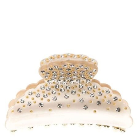 Dark Department Crystal Hair Claw Large, Hårklype, Sand