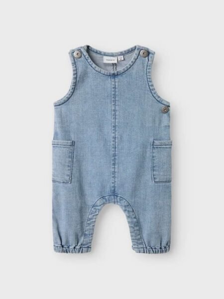 Name It FRED BAG R DNM OVERALL, Dongeri Overall, Light Blue Denim