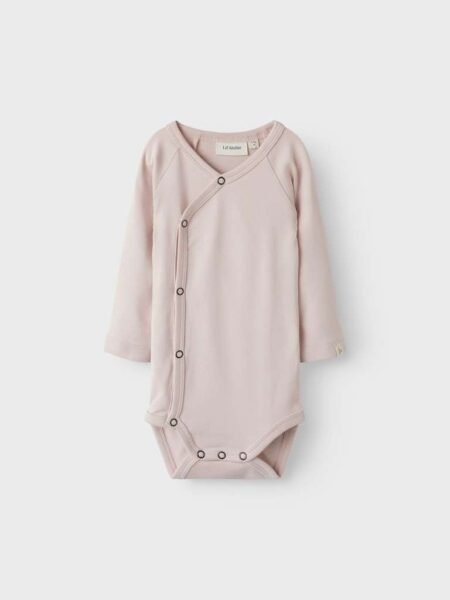 LIL ATELIER GAYO LS SLIM WRAP BODY LIL- Peach Whip, 50-68cm