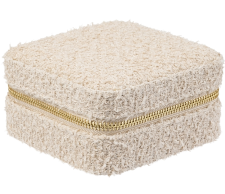 Dark Department, Tweed Jewellery Box Mini, Smykkeskrin, Sand/ Beige