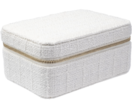 Dark Department, Tweed Jewellery Box, Smykkeskrin, Off White