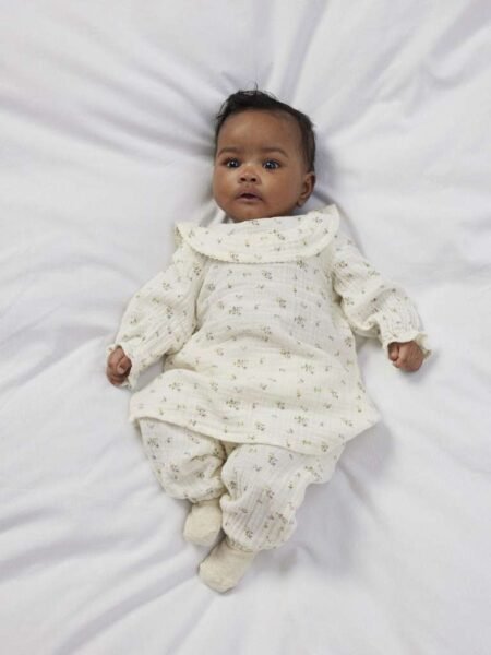 NAME IT, DETONE LS DRESS, KJOLE, Cloud Dancer/Offwhite