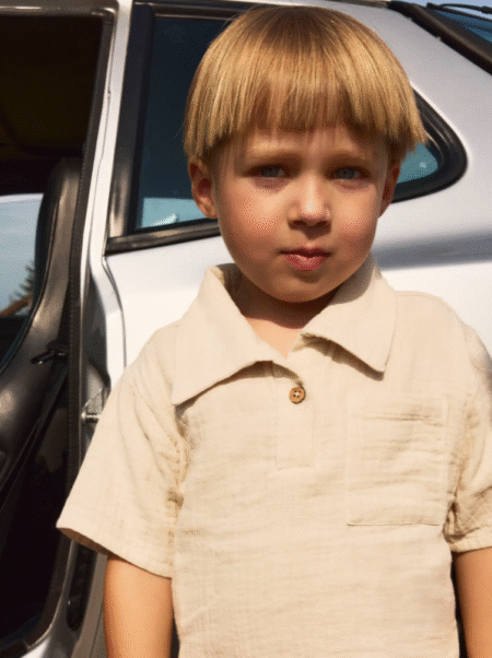 Name It HEFIN NREG SS SHIRT- Kortermet Skjorte, Peyote