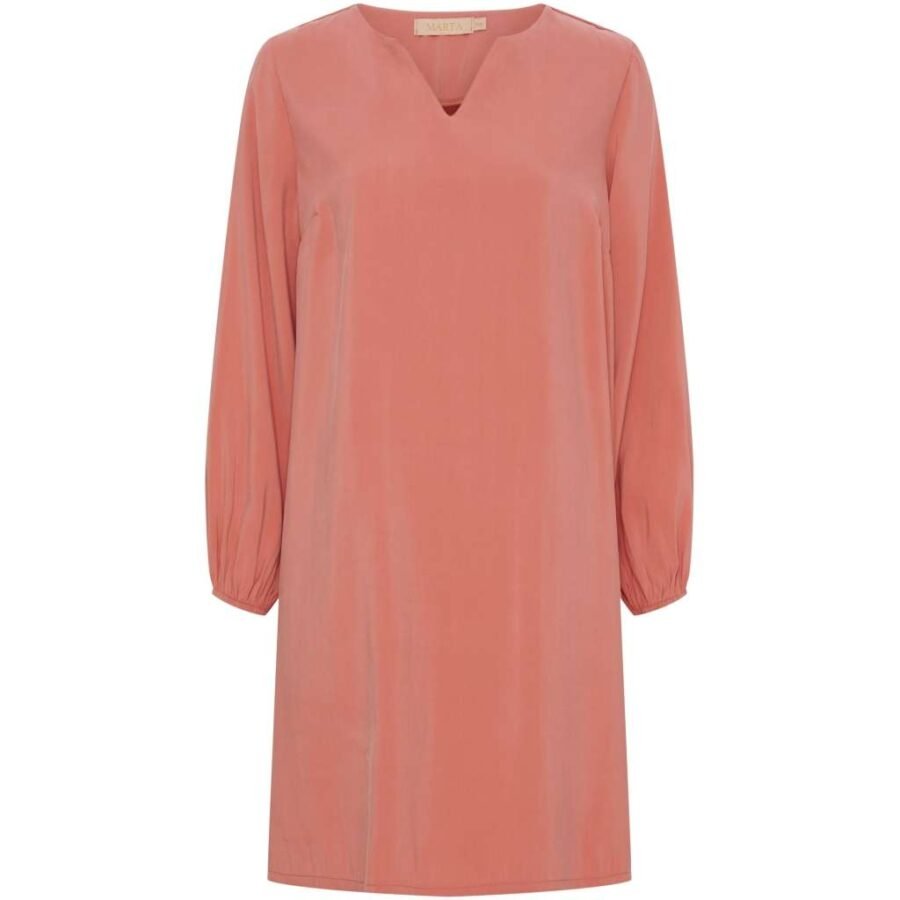Mdc Louison Dress - Viskose Kjole, Pepperrose - Bilde 4