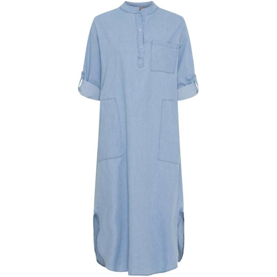Mdc Madeline Dress, Kjole, Lys Blå  Denim - Bilde 2